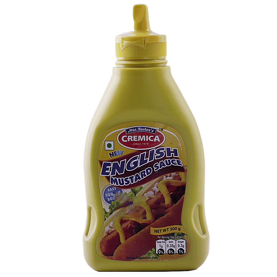 Cremica English Mustard Sauce, 300 G Pouch