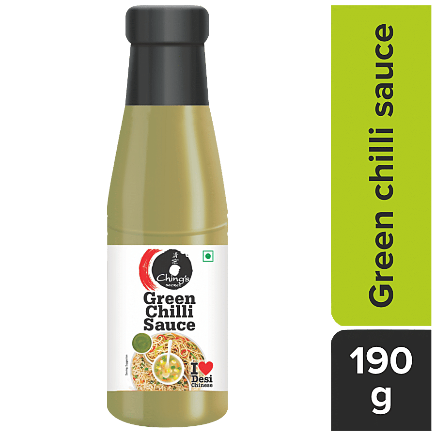 Ching's Secret Green Chilli Sauce, 190 G Bottle