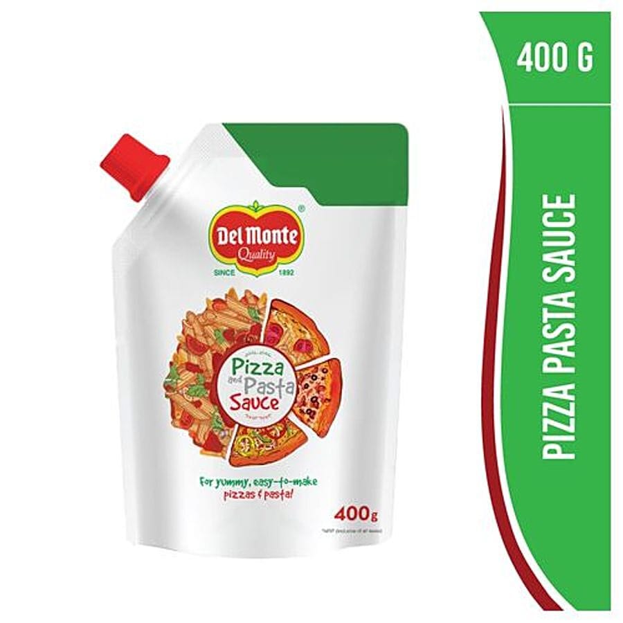 Del Monte Sauce, Pizza & Pasta, Spout, 400 G