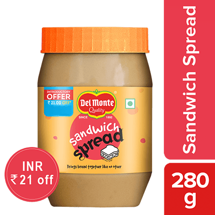 Del Monte Sandwich Spread, Mayo, 280 G Plastic Bottle