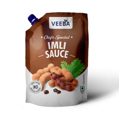 Veeba Imli Sauce Chef's Special, 450G, Super Saver Offer Pack, Non, Gmo, Tamarind Sauce, Imli Sauce, No Synthetic Colours Or Artificial Flavours, Vegan, 100% Vegetarian