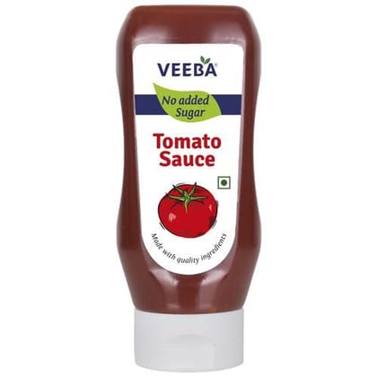 Veeba Tomato Sauce, No Added Sugar, 335 G Pet Jar