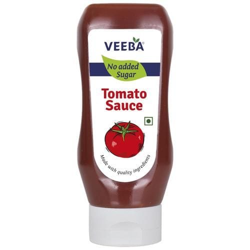 Veeba Tomato Sauce, No Added Sugar, 335 G Pet Jar
