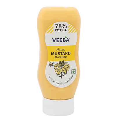 Veeba Honey Mustard Dressing, 300 G Bottle