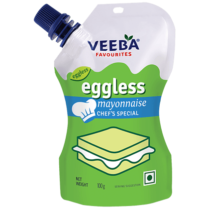 Veeba Eggless Mayonnaise Chef's Special, 100 G Standy Pouch