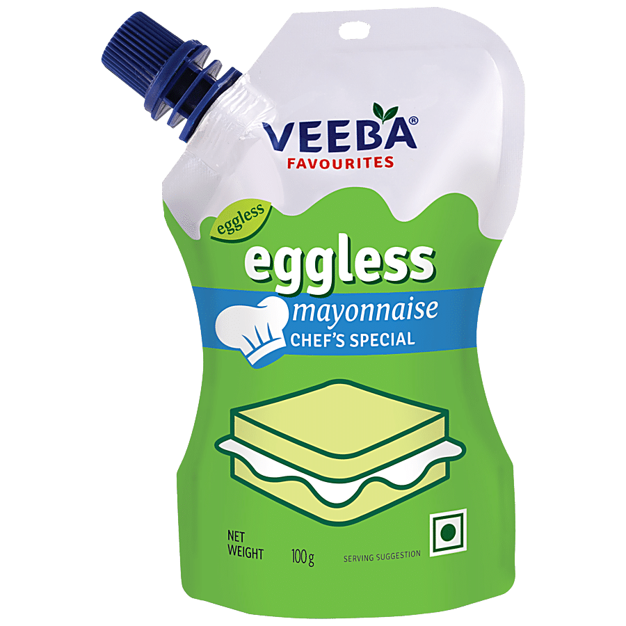 Veeba Eggless Mayonnaise Chef's Special, 100 G Standy Pouch
