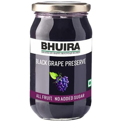 Bhuira Black Grape Preserve, No Added Sugar & Preservatives, 240 G