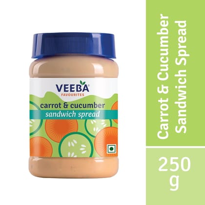 Veeba Carrot And Cucumber Sandwich Spread, 250G