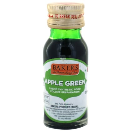 Bakers Apple Green Liquid Colour, 20Ml