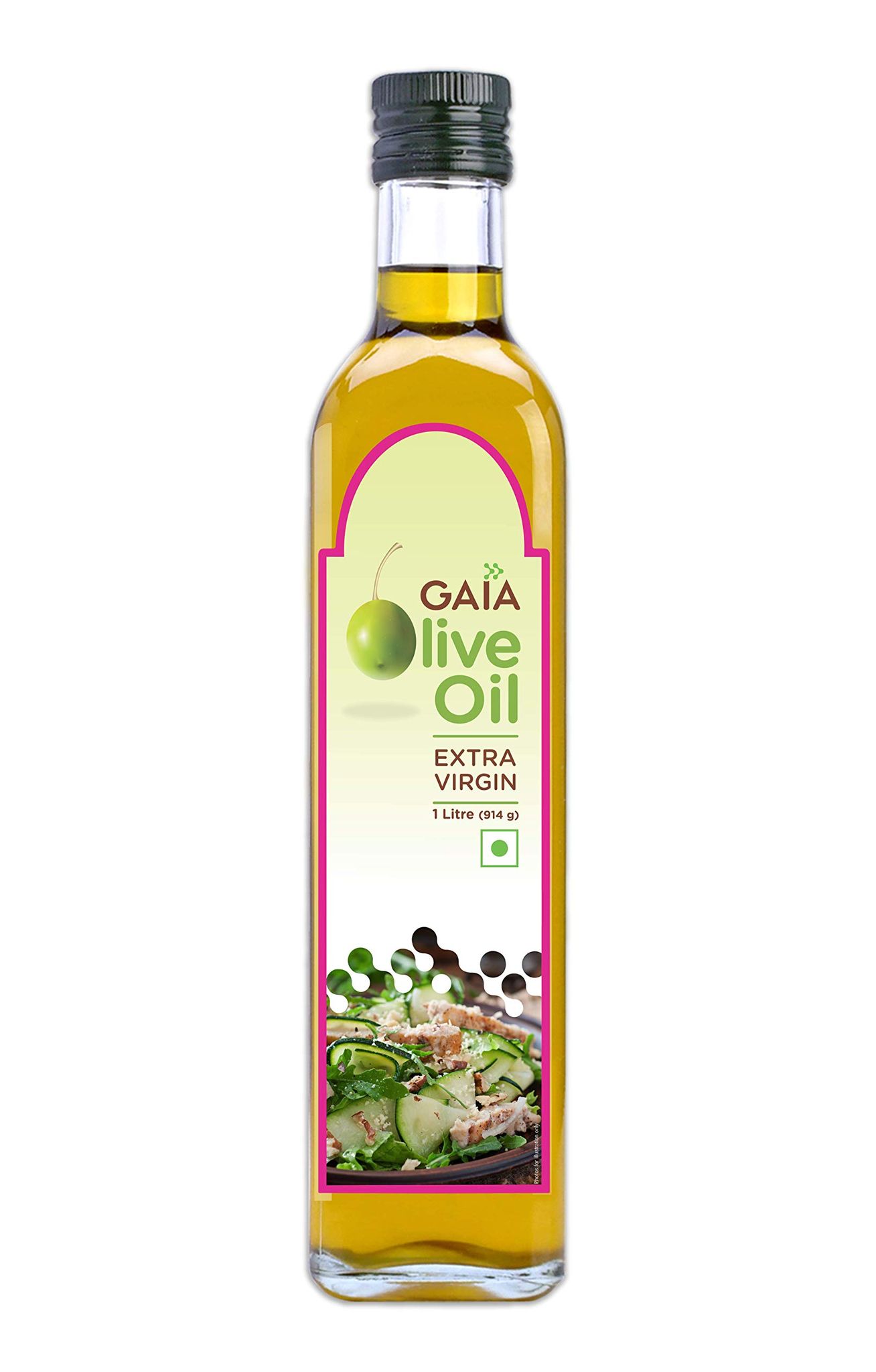 Gaia Extra Virgin Olive Oil 1 Ltr Super Saver Pack, Good For Health