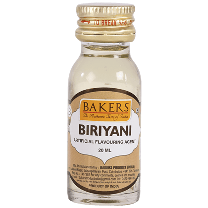 Bakers Essence Biryani, Flavouring Agent, 20 Ml