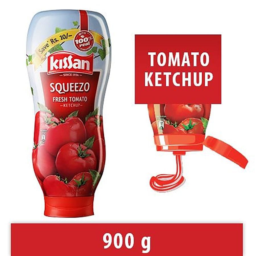 Kissan Squeezo Fresh Tomato Ketchup, 900G