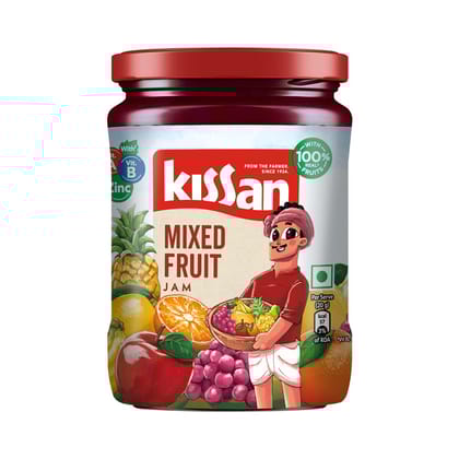 Kissan Mixed Fruit Jam, With Fruit Ingredients, 700 G
