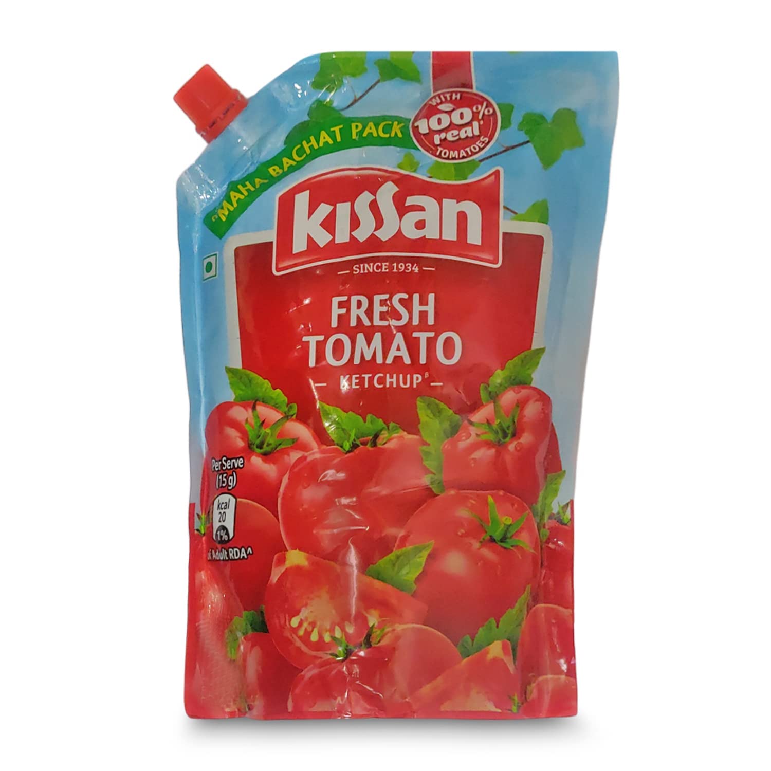 Kissan Fresh Tomato Ketchup, 900G Pouch