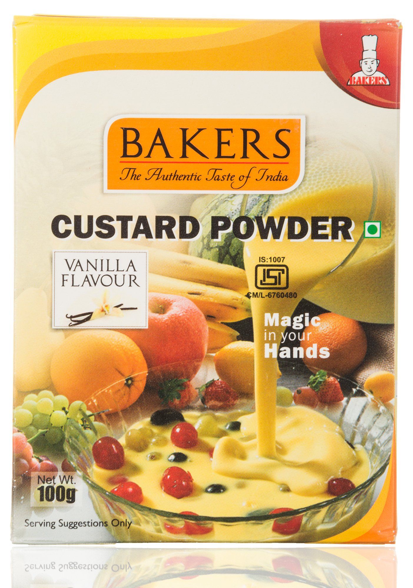 Bakers Custard Powder, 100G