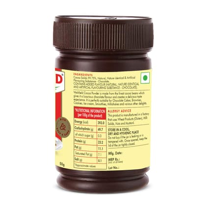 Weikfield Cocoa Powder, 50G
