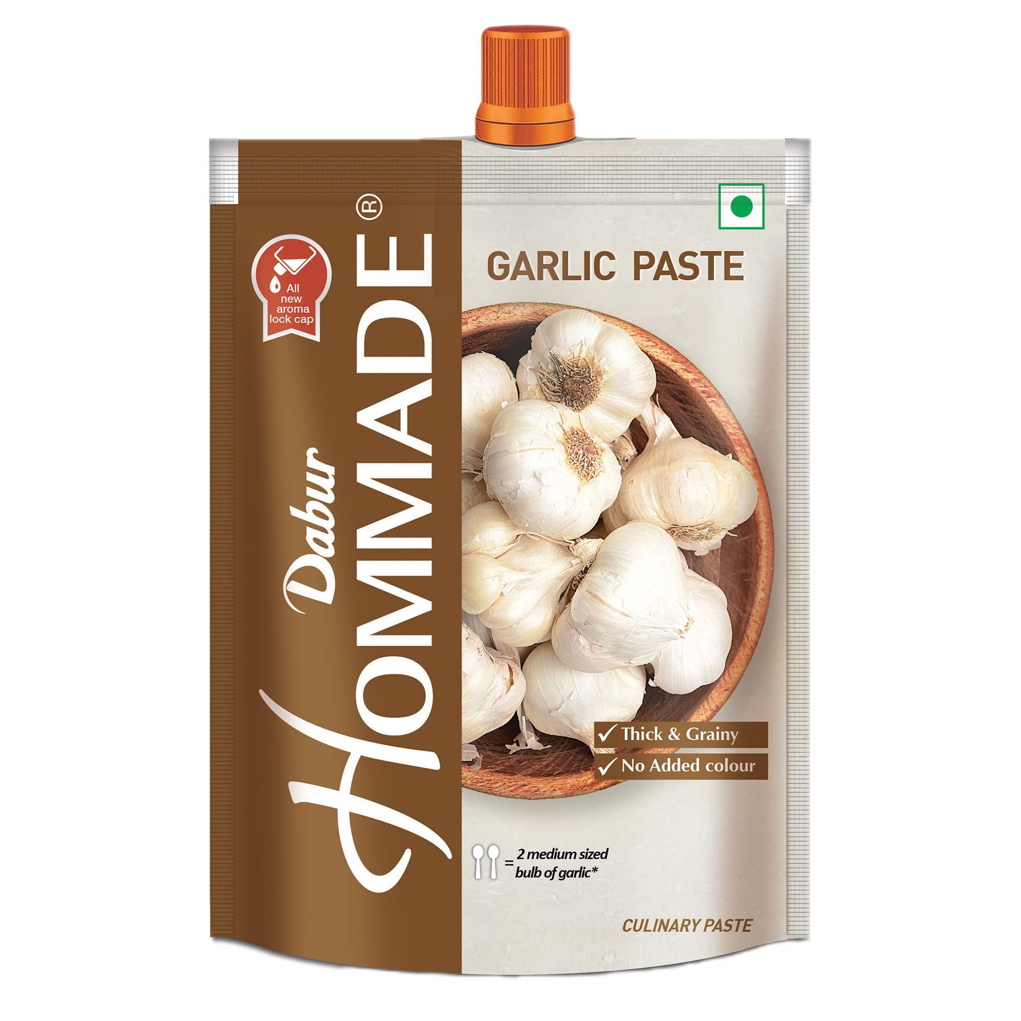 Dabur Dabur Hommade Garlic Paste, 200G Pouch
