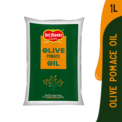 Del Monte Foods Pvt. Ltd. Del Monte Pomace Olive Oil, 1L Pouch