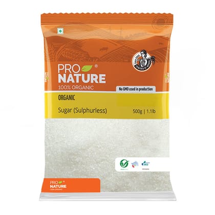Pro Nature 100% Organic Sugar, White, 500G