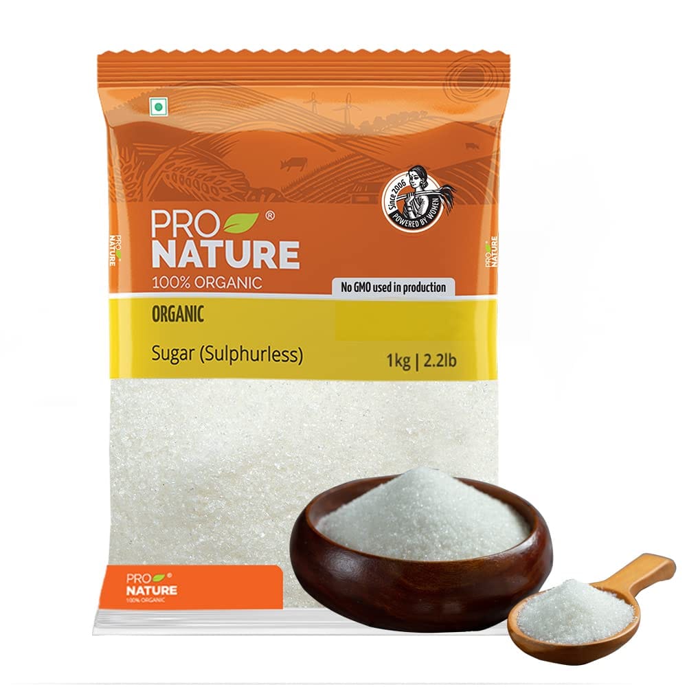 Pro Nature 100% Organic Sugar Sulphurless, 1Kg