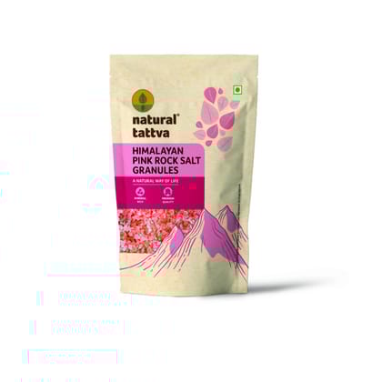 Organic Tattva Himalayan Pink Salt (Granules), 500 Gm Pouch