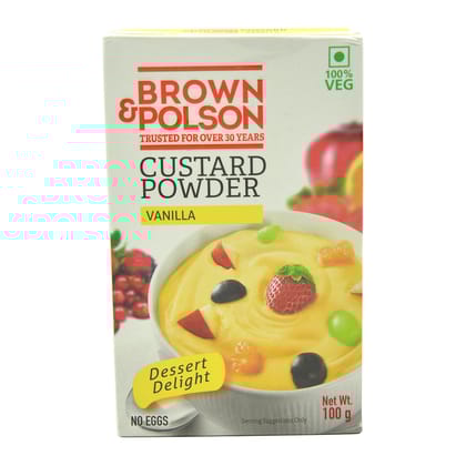 Brown & Polson Vanilla Custard Powder, 100G
