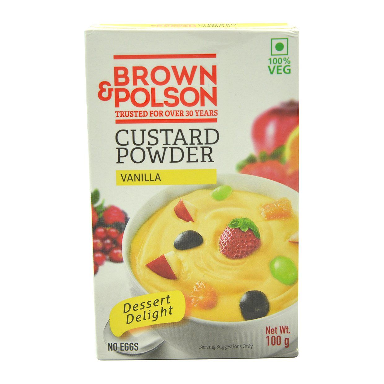 Brown & Polson Vanilla Custard Powder, 100G