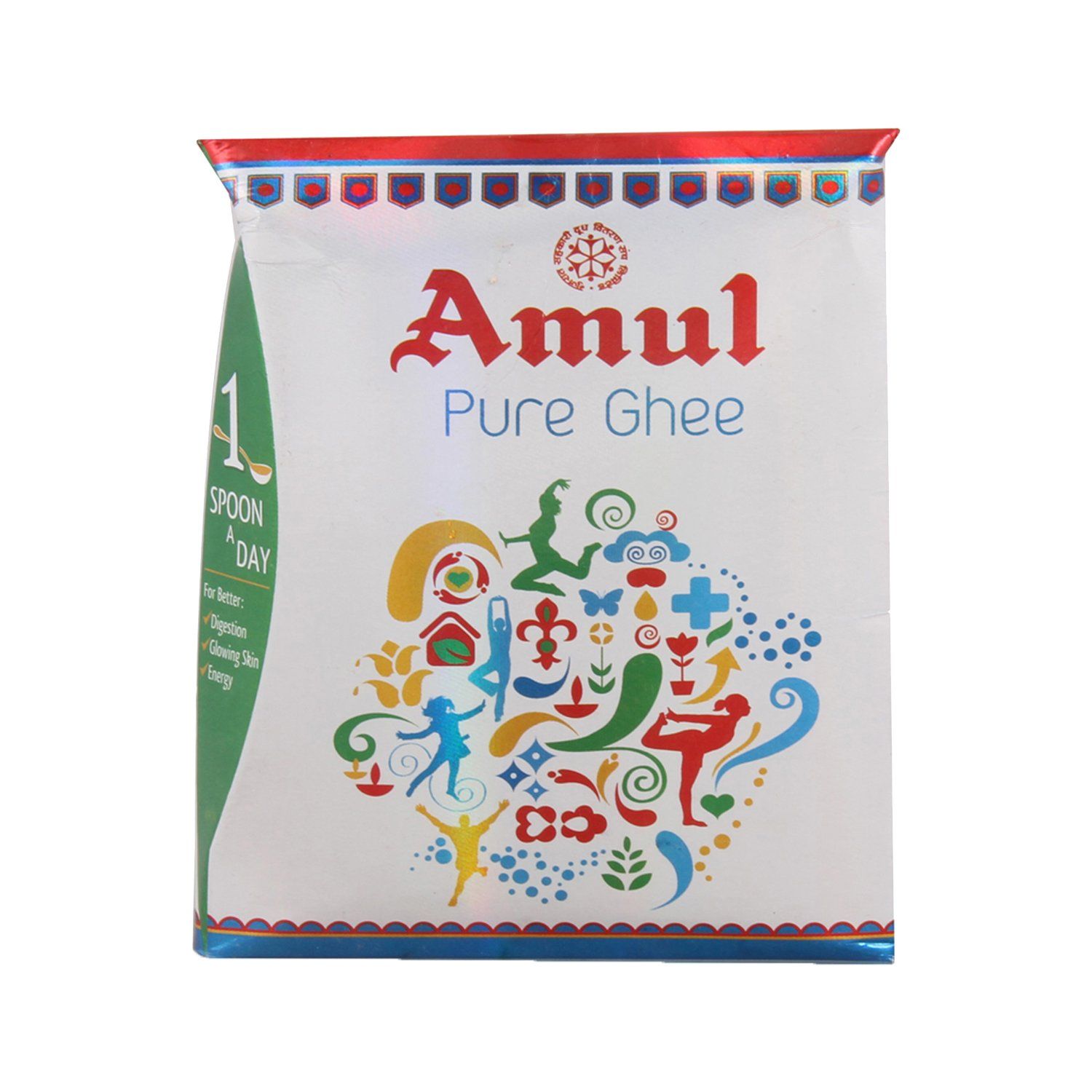 Amul Pure Ghee, 500Ml Carton, 450 Grams