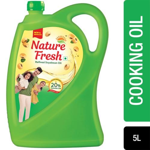 Nature Fresh Soyabean Oil, Acti Lite Refined, 5 L Can