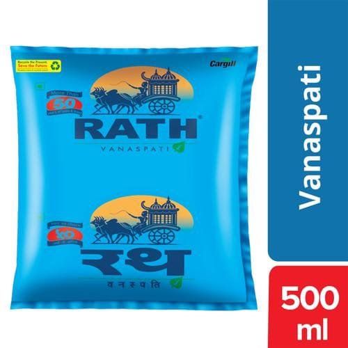 Rath Vanaspati, 500 Ml Pouch