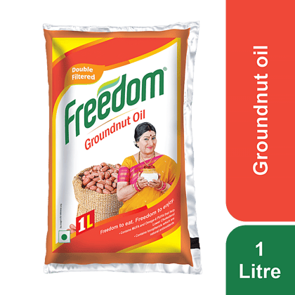 Freedom Groundnut Oil, 1L Pouch