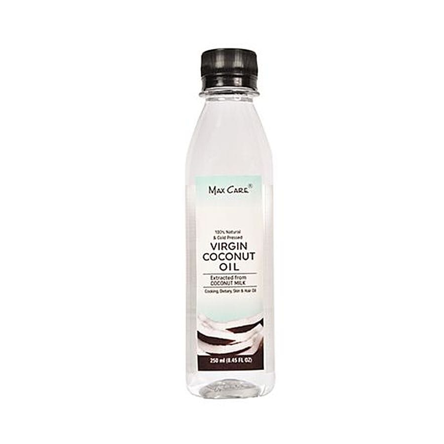 Maxcare Coconut Oil, Virgin (Cold Pressed), 250 Ml