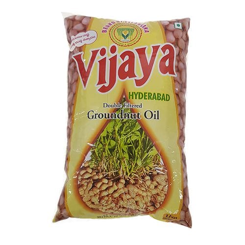 Vijaya Oil, Groundnut, 1 L Pouch