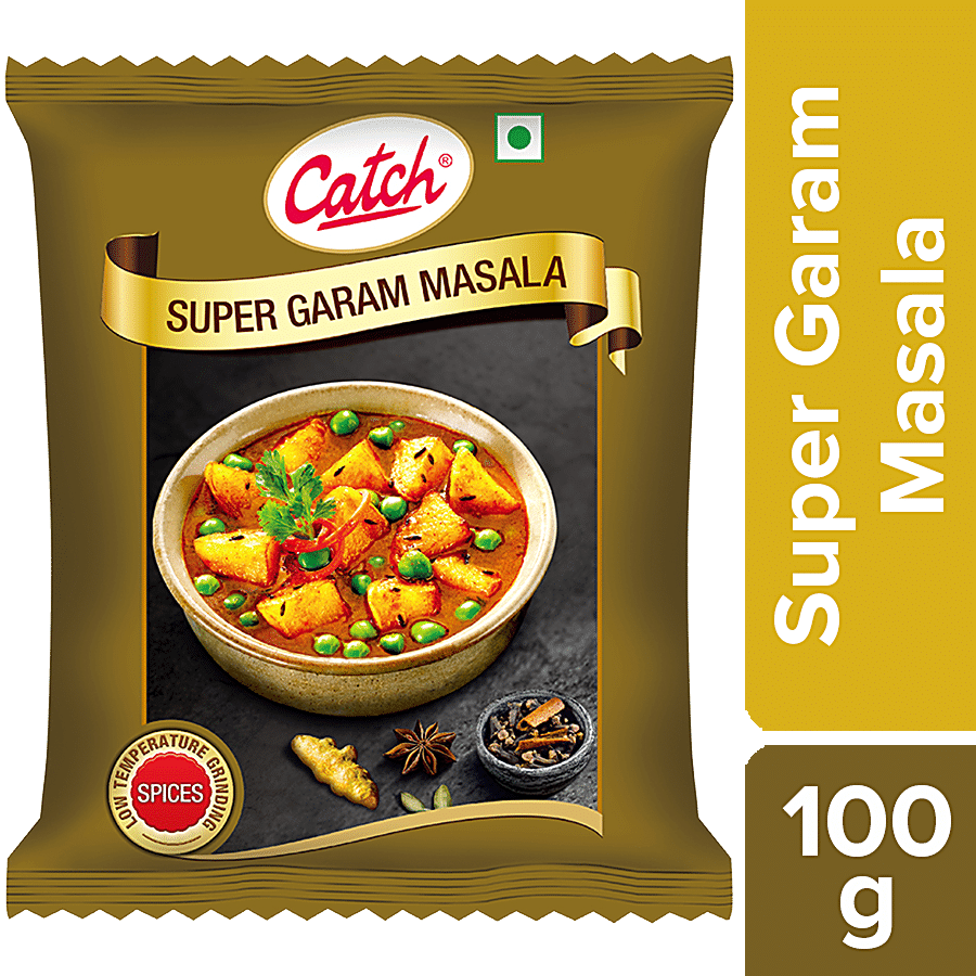 Catch Super Garam Masala, Adds Flavour & Aroma, 100 G Pouch