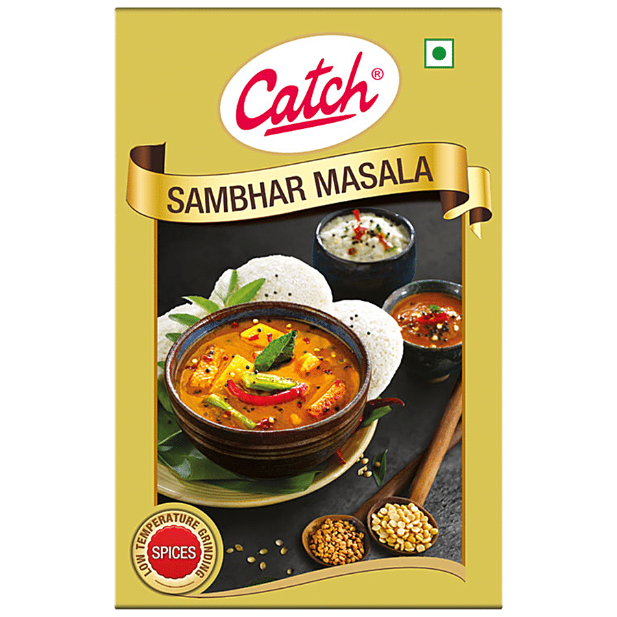 Catch Sambhar Masala Powder - Exotic, Spices Blend, For Cooking, 100 g Carton