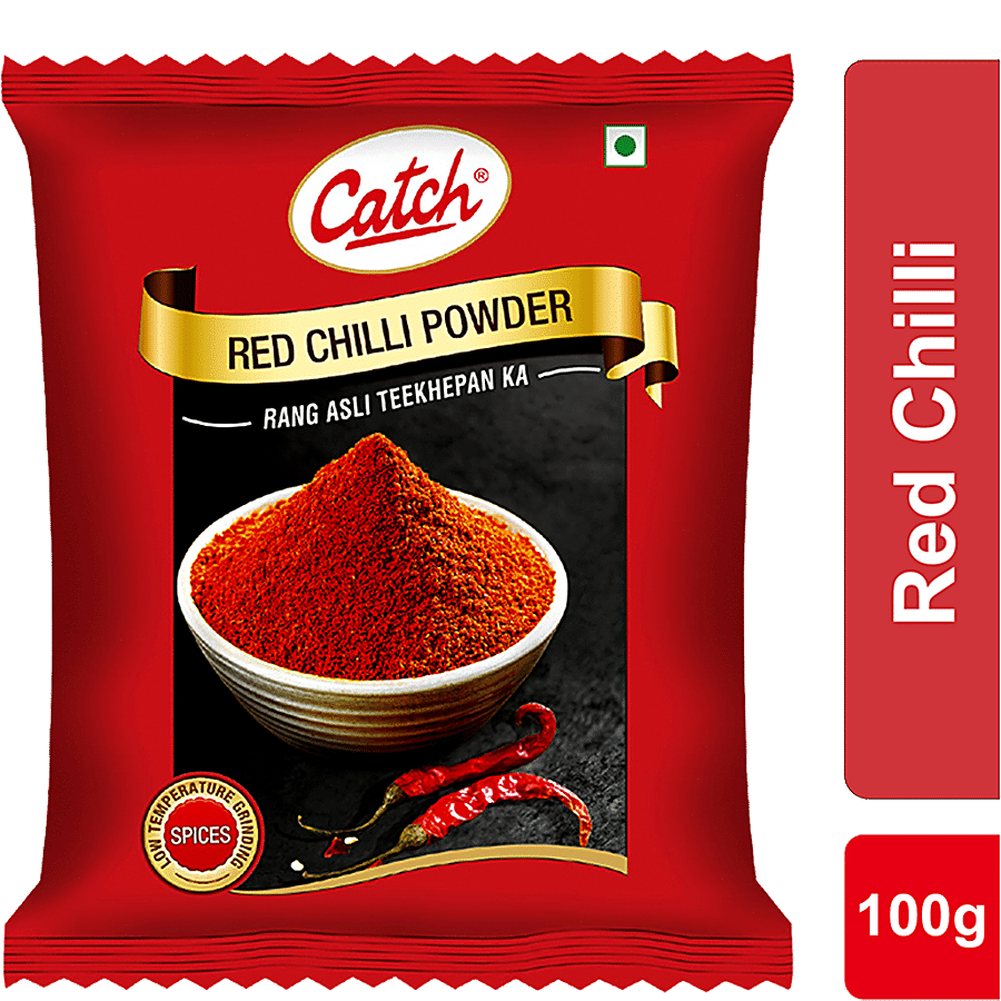 Catch Red Chilli Powder/Menasina Pudi, 100 G Pouch
