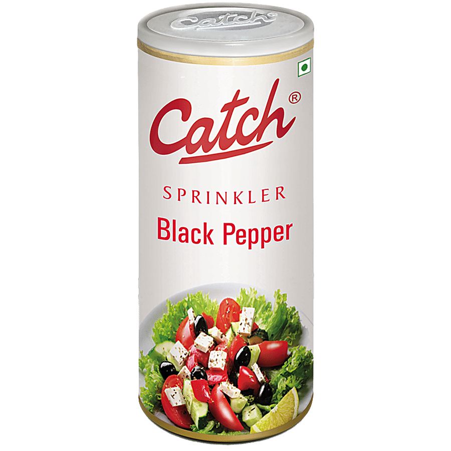 Catch Black Pepper Sprinkler - Adds Flavour & Aroma, 50 g can