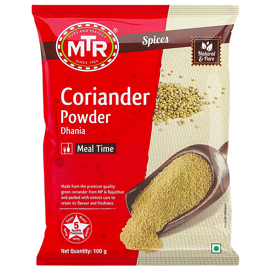 Mtr Powder, Coriander, 100 G Pouch