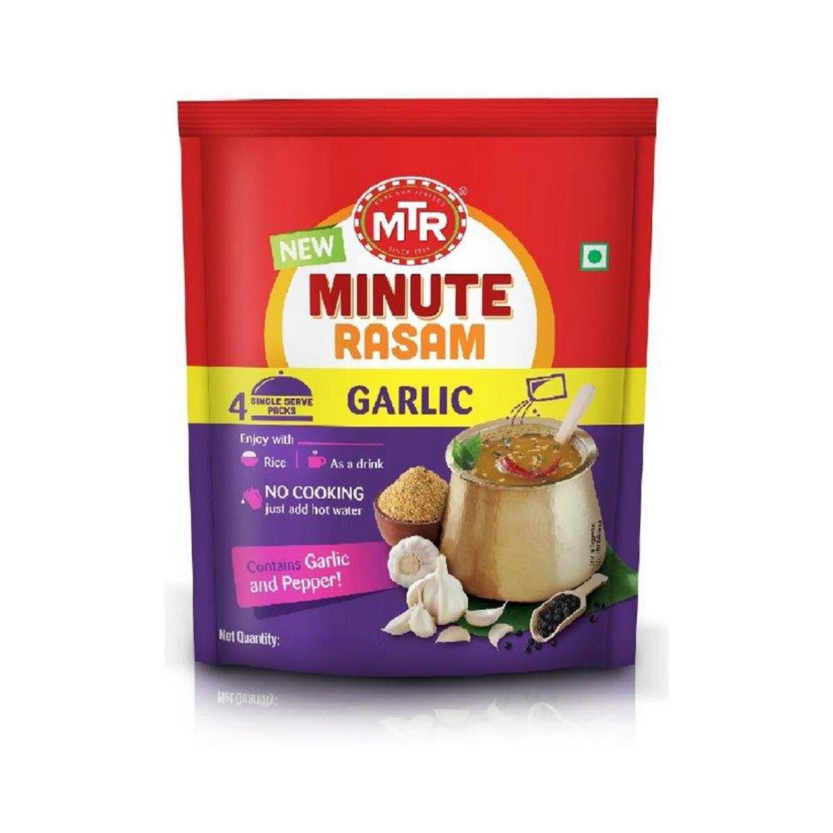 Mtr Minute Garlic Rasam, 4X 60G