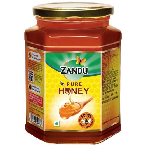 Zandu Pure Honey, No Added Sugar, 1 Kg
