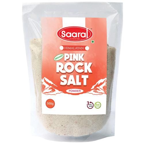 Saaral Pink Rock Salt Powder, 500 G