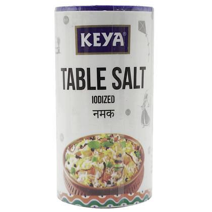 Keya Table Salt/Uppu, 200 G Tin