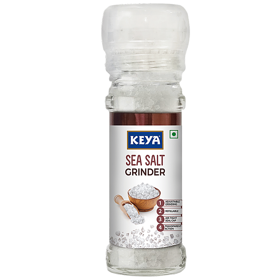 Keya Sea Salt Grinder, 100 G