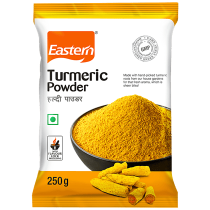 Eastern Turmeric Powder/Arisina Pudi, 250 G Pouch