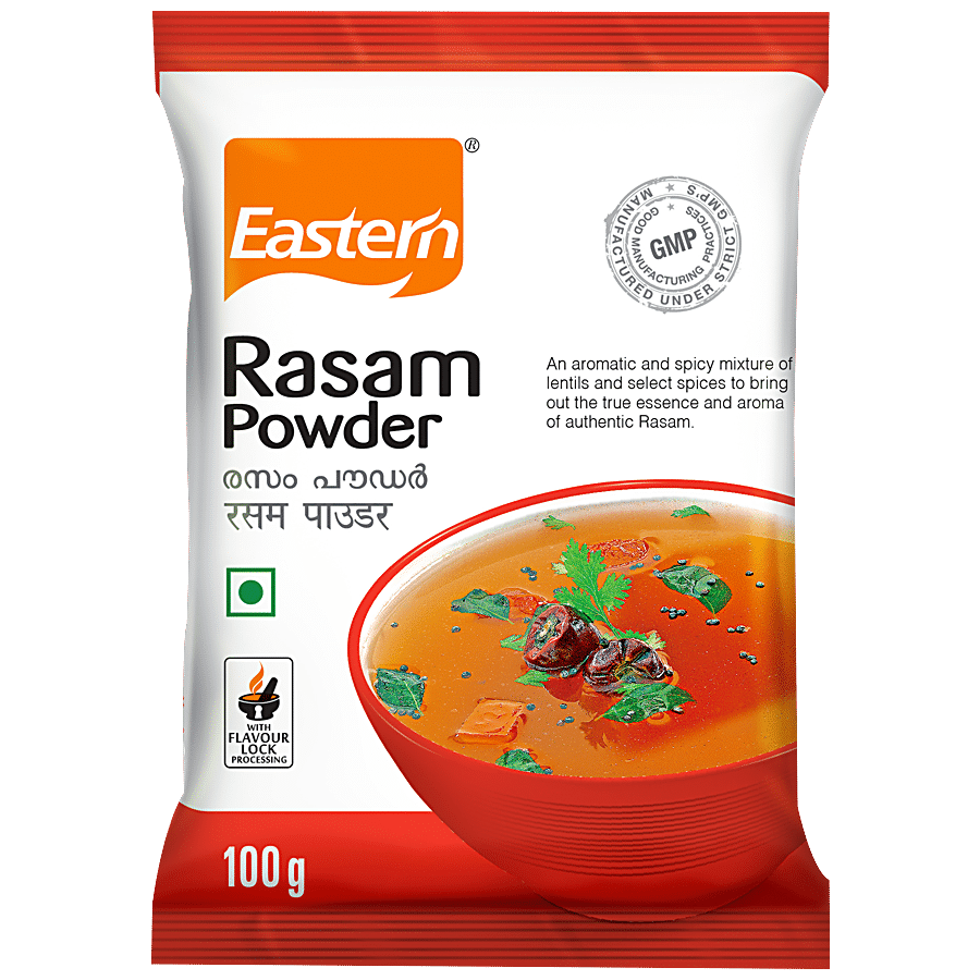 Eastern Rasam Powder, Perfect Colour, Smell, Taste, Aromatic Spices, 100 G Pouch