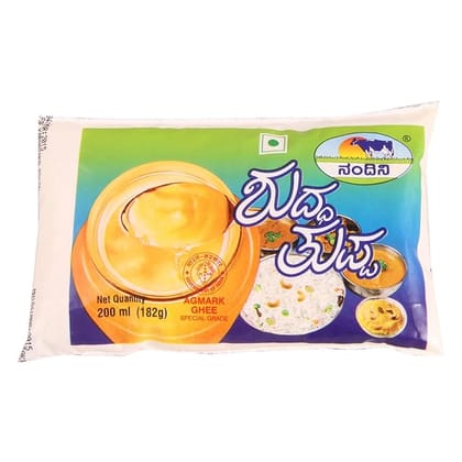 Nandini Pure Ghee, 200Ml Pouch