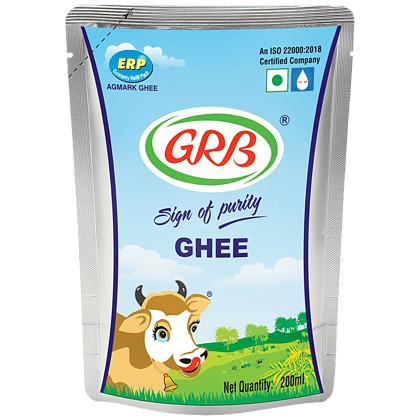 Grb Ghee/Tuppa, 200 Ml Pouch
