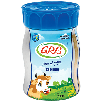 Grb Ghee Bottle, 200Ml