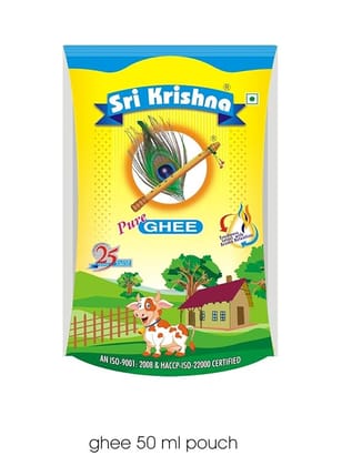 Sri Krishna Ghee, 50Ml Pouch