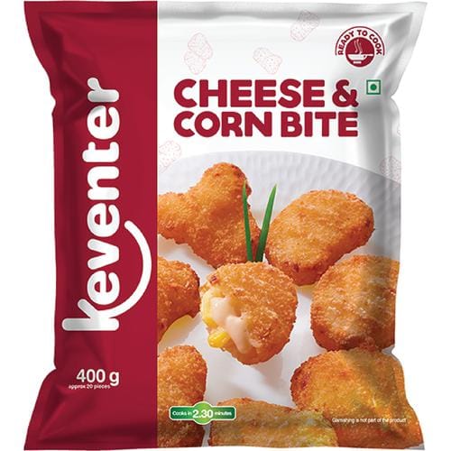 Keventer Frozen, Veg Cheese Corn Bite, 400 G